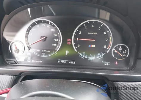 2013 BMW M5 из США, поврежденный, VIN WBSFV9C53DD096270